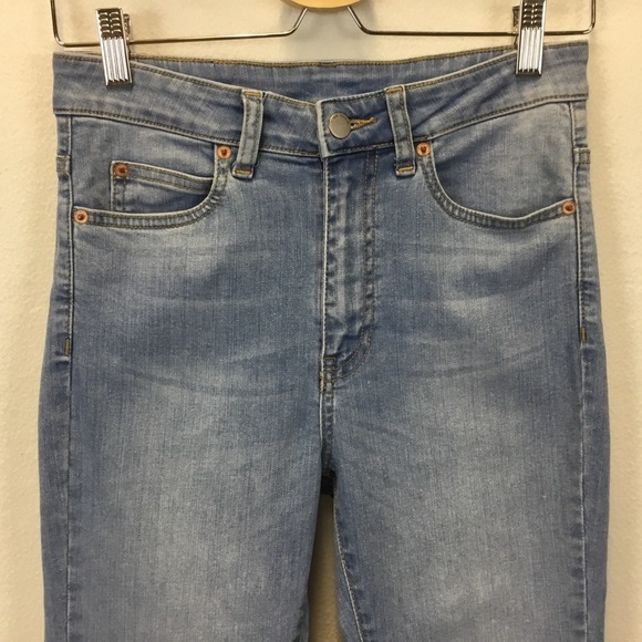 Dr. Denim Erin High-Rise Skinny Jeans in Distorted Blue - Picture 4 of 13